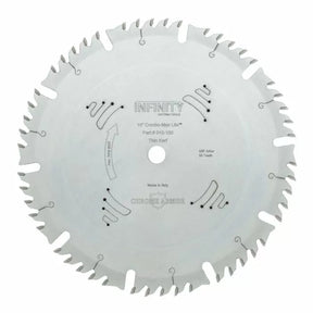 10-inch thin kerf combo saw blade with 50 teeth for woodworking