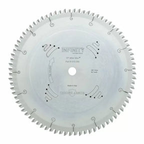 10-inch 80-tooth circular saw blade with carbide tips and laser-cut expansion slots