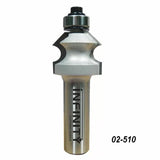 Metal router bit with 'Infinity Cutting Tools' branding on a white background