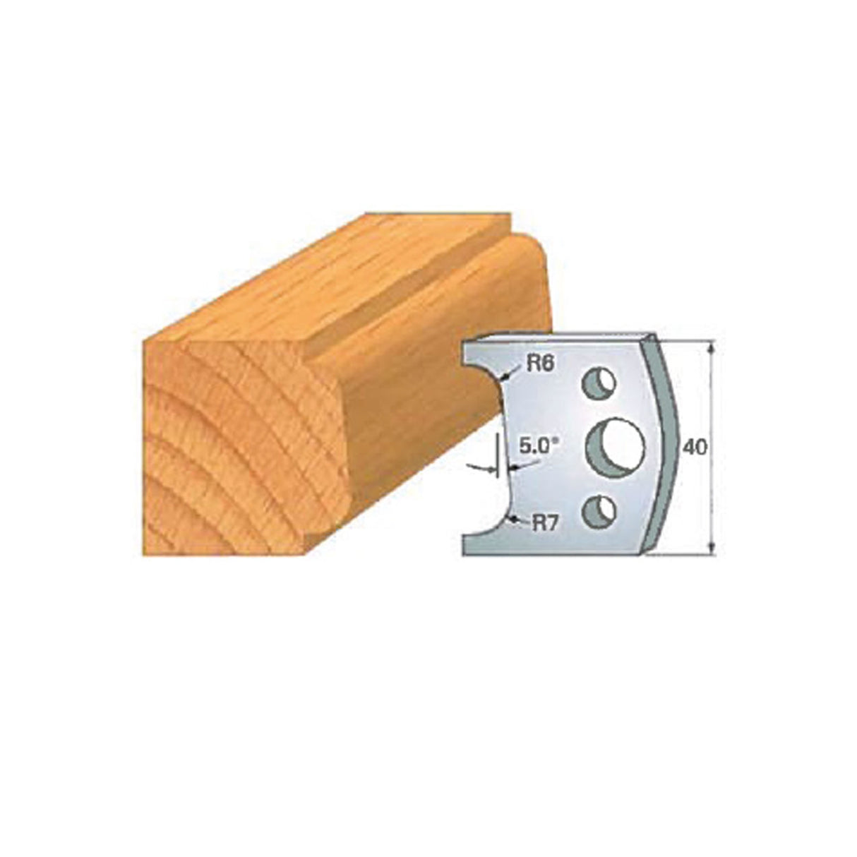 Infinity Tools Insert-Pro 13-Pc. HSS General Purpose Shaper Set, 1-1/4" Bore