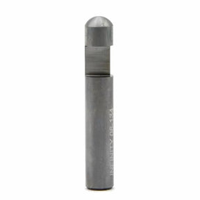 Ball nose router bit for woodworking, carbide-tipped, isolated on white background