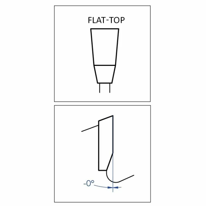 Paquete de 4 hojas de sierra planas de corte grueso de Infinity Tools - Eje de 5/8"