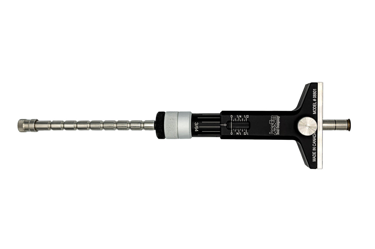 Mechanical measuring tool on a white background