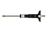 Mechanical measuring tool on a white background