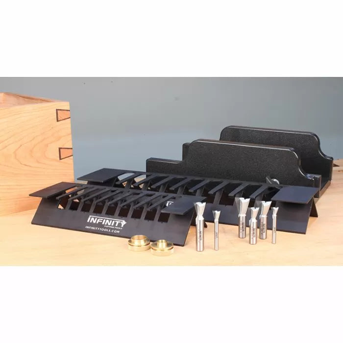 Master Tapered Dovetail Spline System w/ Router Jigs, Spline Making Sl ...