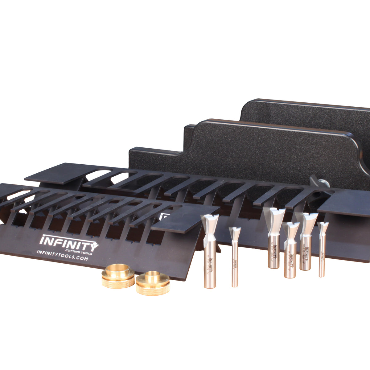 Infinity Tools Master Tapered Dovetail Spline System w/ Router Jigs, S ...