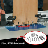 Leigh RTJ400 Router Table Dovetail Jig and 11-Pc. Accessory Kit Package