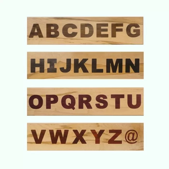 Letter Set - Multi-Layer Inlay System