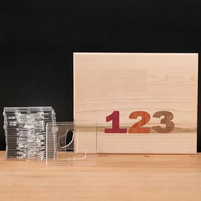 Number Set - Multi-Layer Inlay System