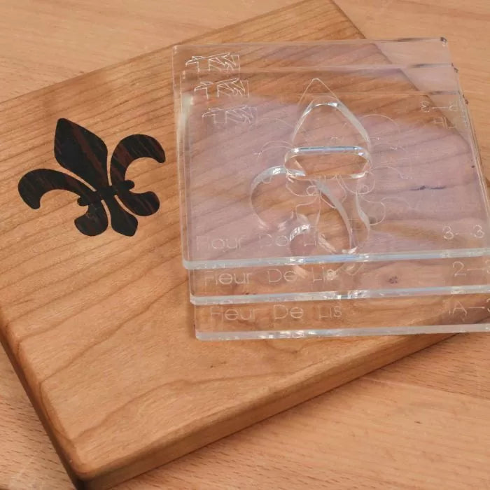 Fleur De Lis - Multi-Layer Inlay System