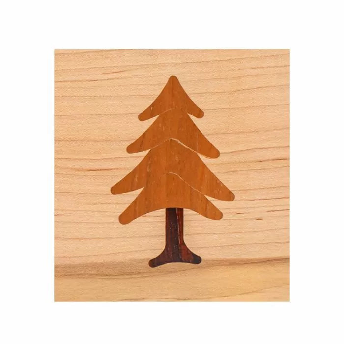 4" Pine Tree - Multi-Layer Inlay System