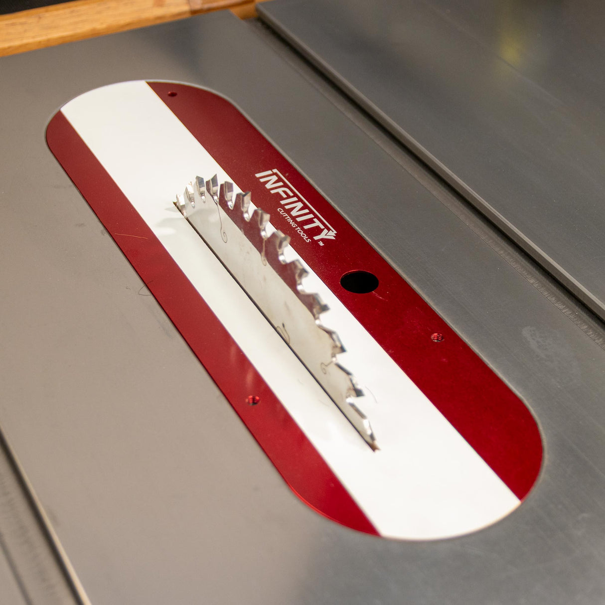 Infinity Tools SawStop Z.C.I. for Cabinet & Contractor Saws, Throat Plate & 3-Pc. insert Pack