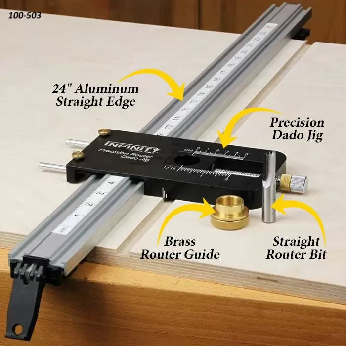 Infinity Tools PRO-Grip 3-Pc. Woodworker's Master Dado Set