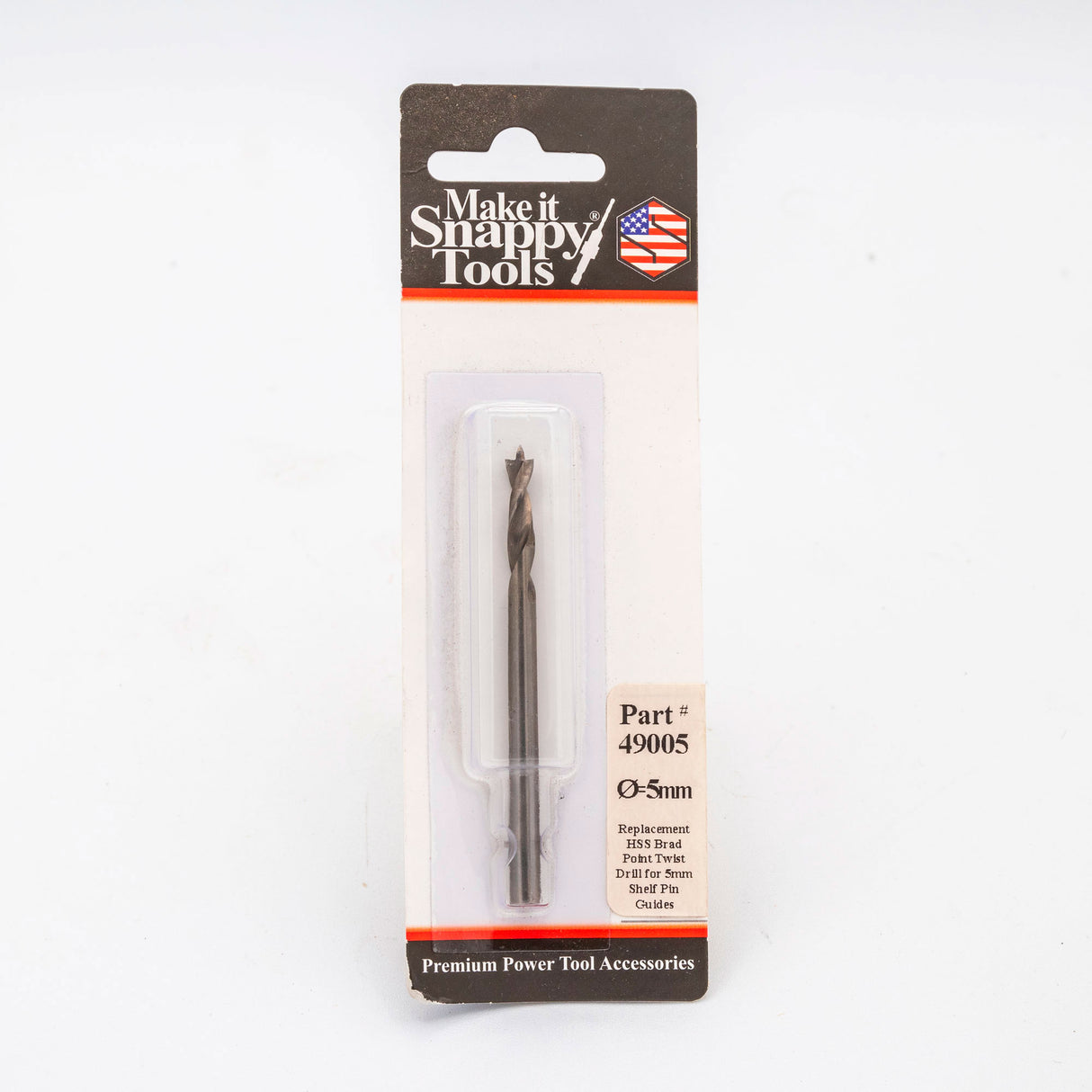 Snappy Replacement Drills For Shelf Pin Bits, 1-Pc.