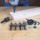 Make it Snappy Tools 7-pc. Cabinetmaker's Countersink Set