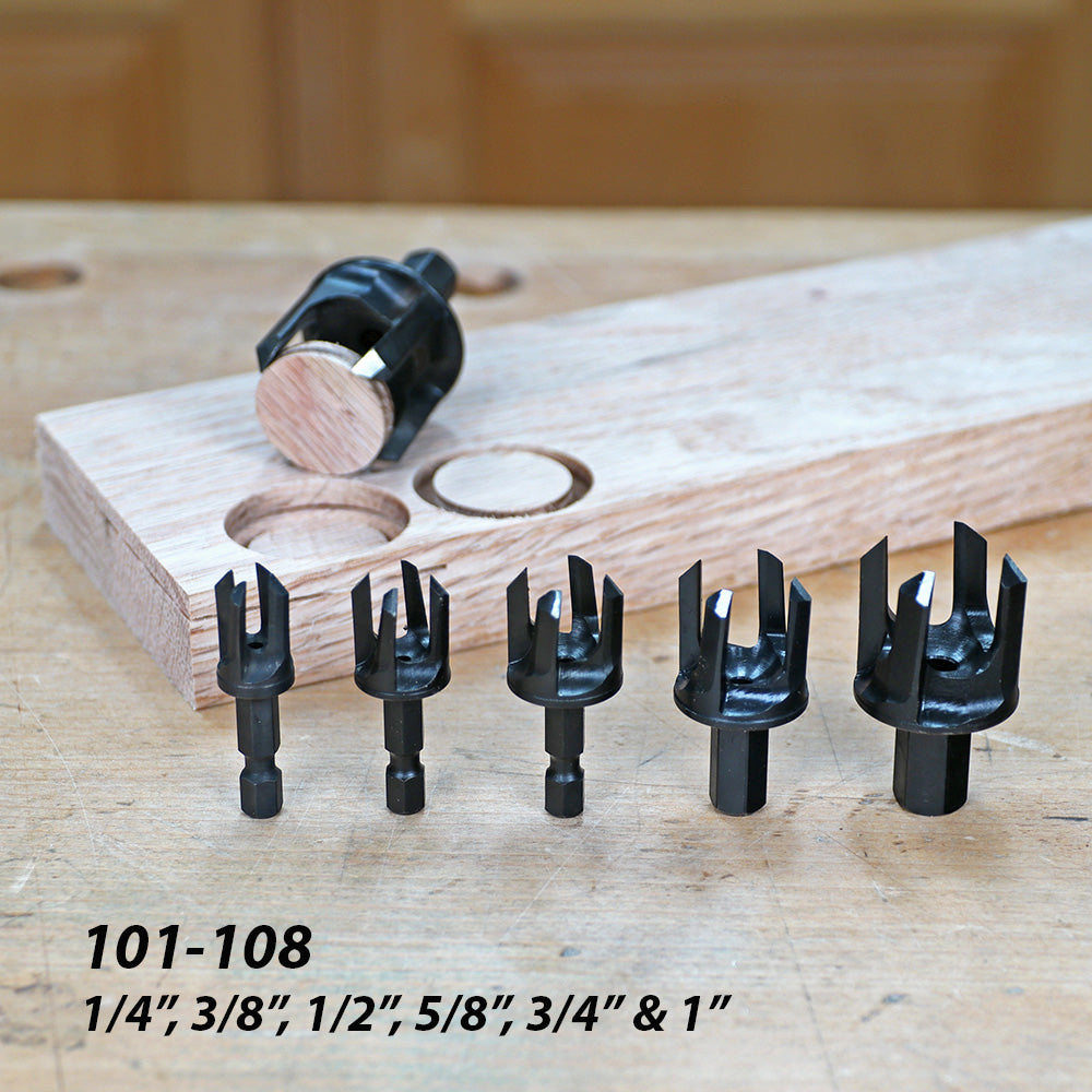 Snappy 6-Pc. Tapered Plug Cutter Set