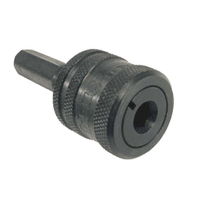Hex shank quick-change drill chuck for woodworking and power tools