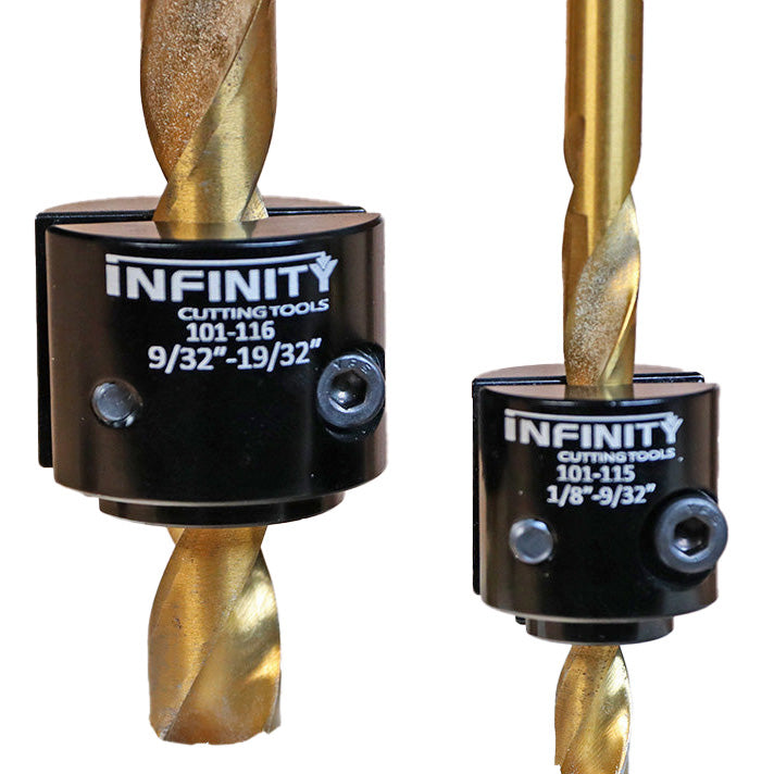 Infinity Tools Adjustable Drill Depth Stops Precision Drilling