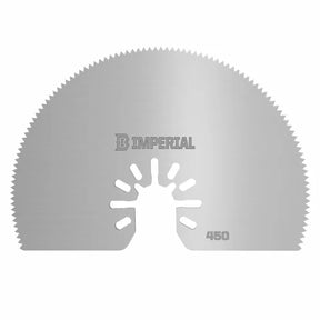 Imperial 450 semicircular oscillating saw blade for woodworking and precision cutting
