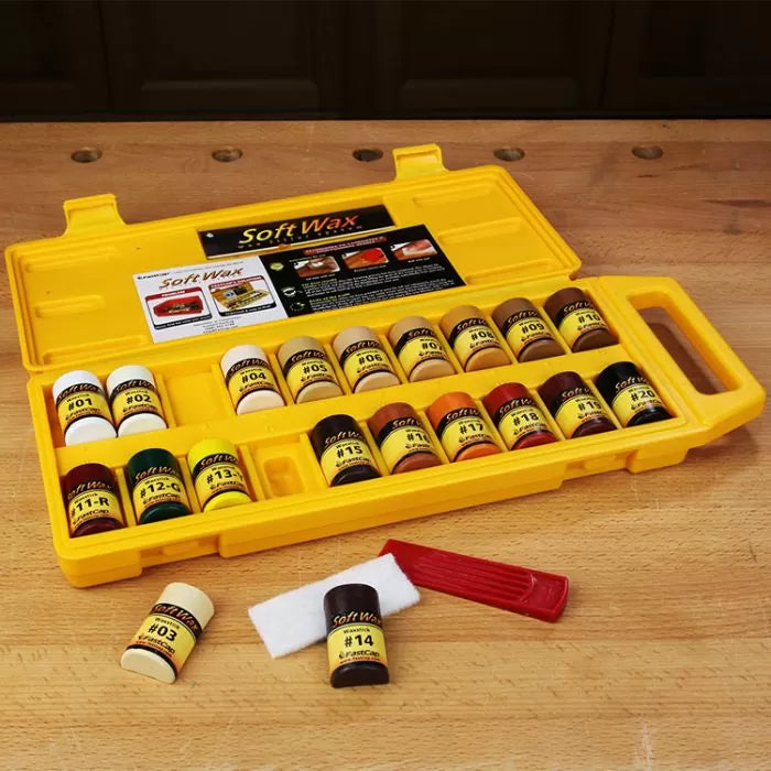 22-Pc. SoftWax Wood Filler Kit w/ Custom Tray 