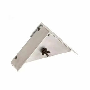 Aluminum woodworking fence square with wing bolt, ideal for router table setup