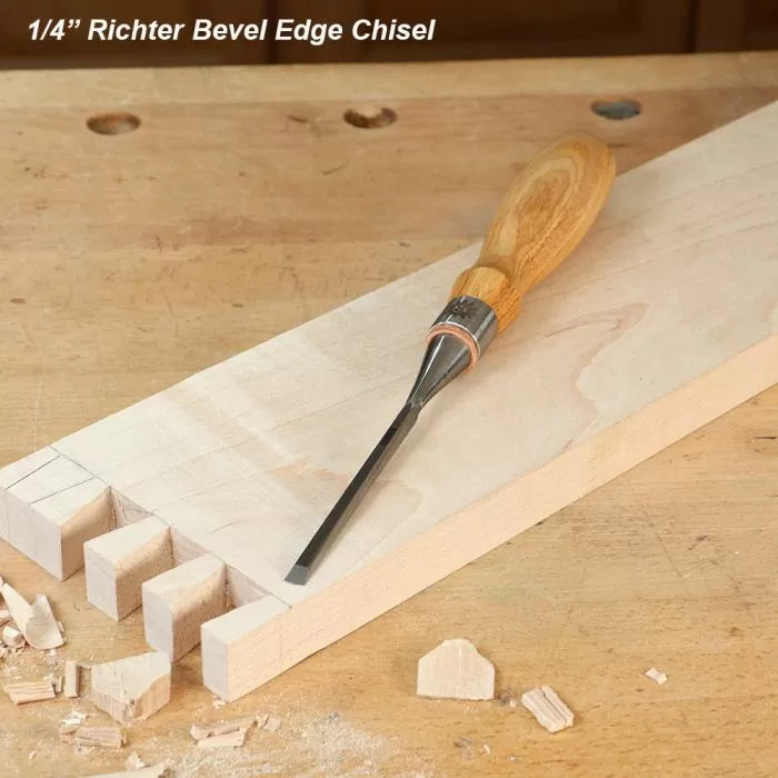 Narex 8-Pc. Richter Bevel Edge Chisels Set