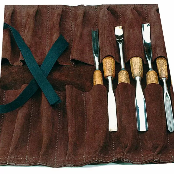 Narex 14 Pocket Premium Leather Tool Roll – Infinity Cutting Tools