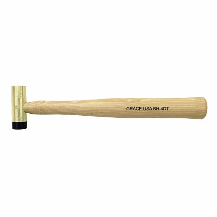 4-oz. Brass Mallet with Delrin Face