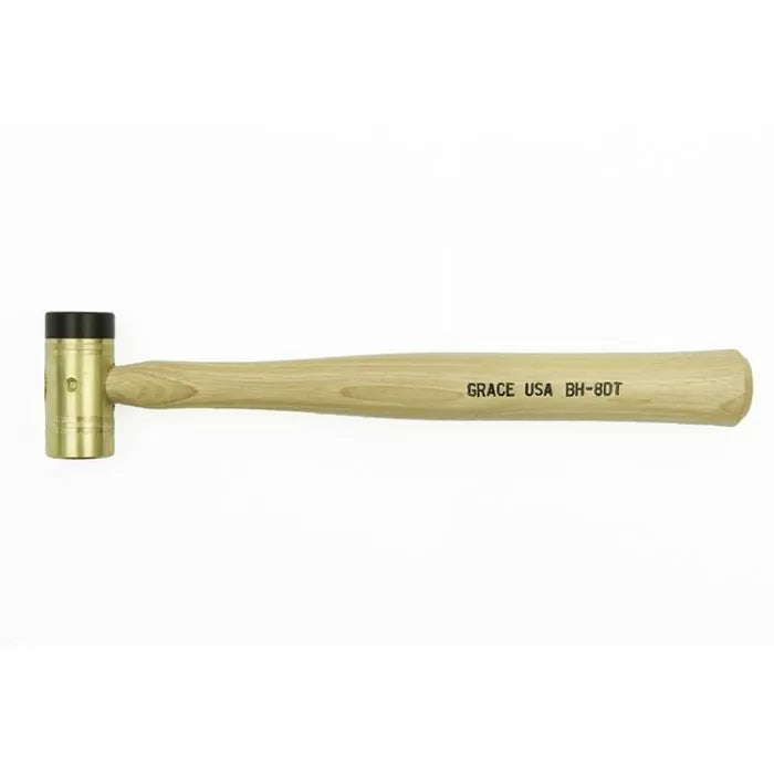 8-oz. Brass Mallet with Delrin Face