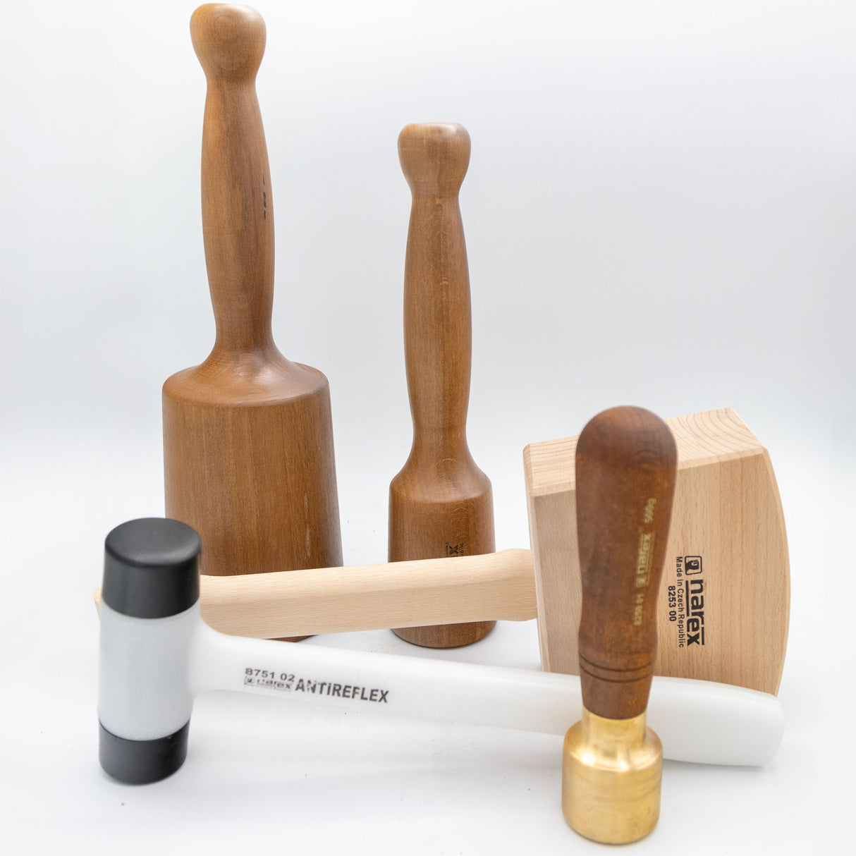 Narex 5-Pc. Master Woodworker's Mallet Package