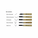 Narex 5-Pc. Starter Carving Chisel Set