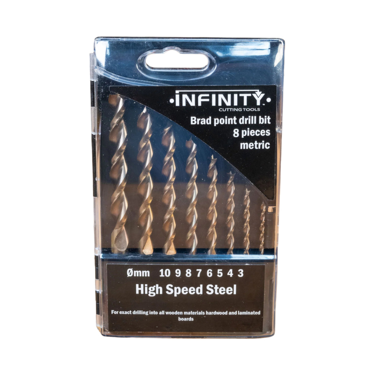 Infinity Tools Brad Point Drill Bit Sets