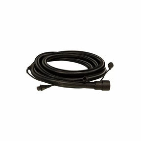 Black flexible dust collection hose for woodworking dust extraction systems