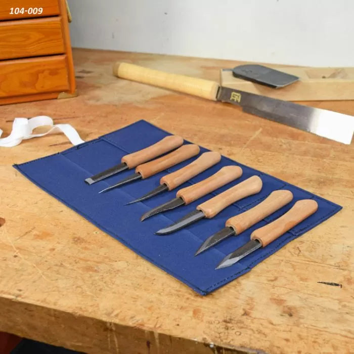 7-Pocket Tool Roll for Ikeuchi Knives