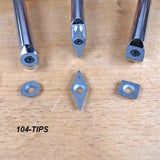 Replacement 3-Pc. Carbide Tip Set for 104-101