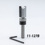 Infinity Tools 1/4" Shank Straight Router Bit w/ Top Bearing