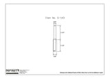 Infinity Tools 1/4" Shank Straight Router Bits