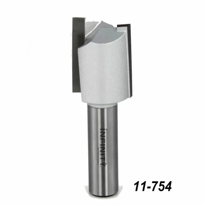 Infinity Tools 1/2" Shank Straight Router Bits