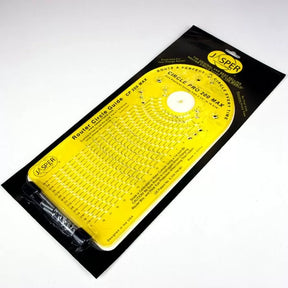 Router circle guide jig in packaging for woodworking, precision circle cutting tool