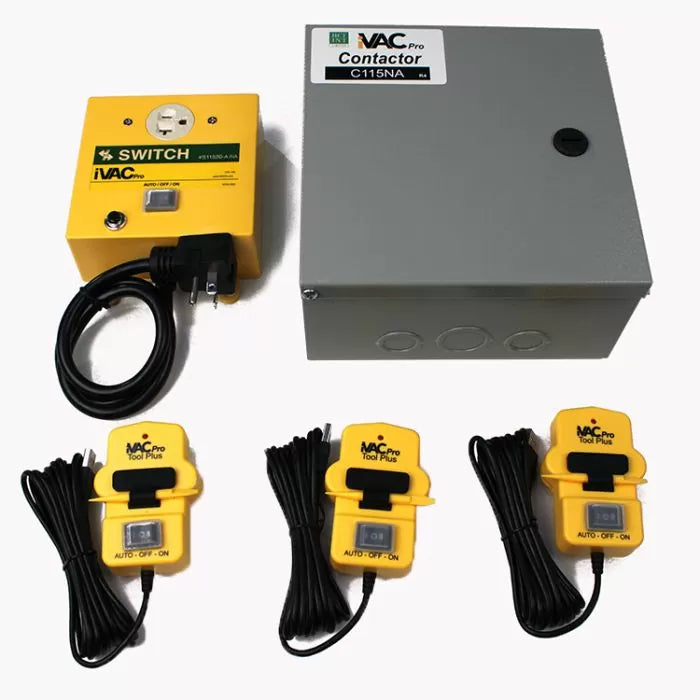 iVac 5-Pc. Auto Dust Collection Pack w/ 115 VAC Switch