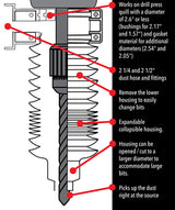 DRILLNADO Drill Press Dust Collection System