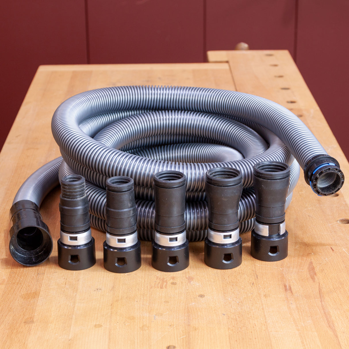 Infinity Tools Quick-Snap Small Tools Dust Collection Kit with Flex Adaptors and 16' Hose