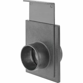 Plastic blast gate dust collection accessory for woodworking shop vacuum systems