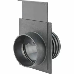 Plastic blast gate for dust collection system, woodworking shop accessory