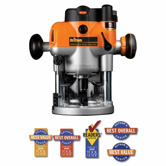 Triton 3-1/4 HP Dual Mode Precision Plunge Router; TRA001