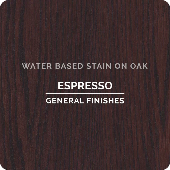 General Finishes Water Based Pigmented Stain, Espresso