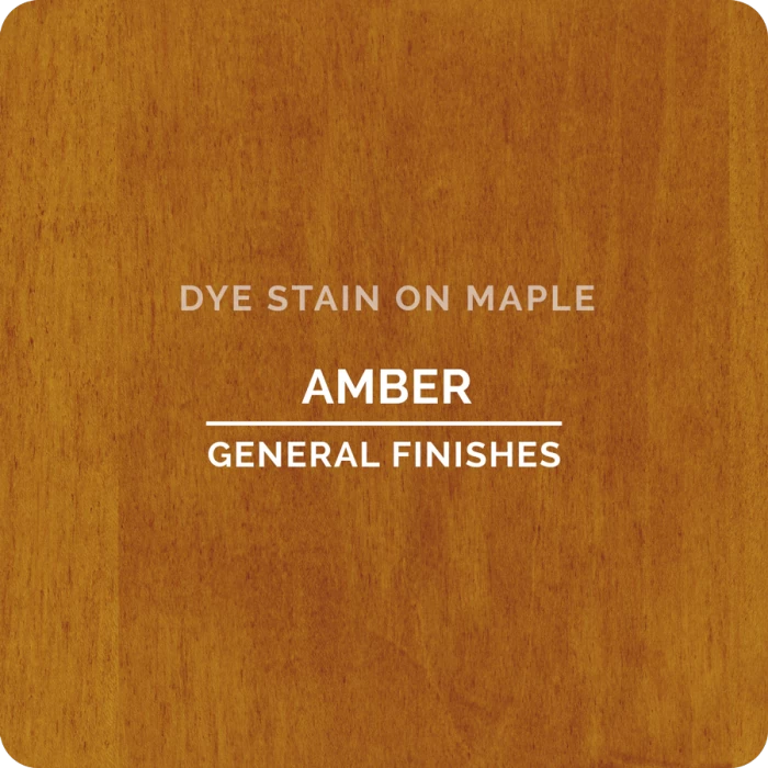 General Finishes Water Based Dye Stain, Amber