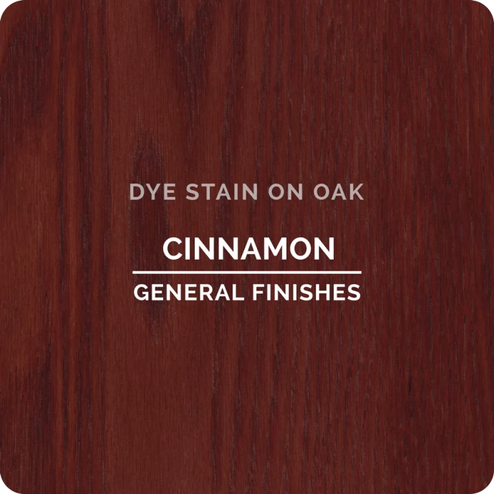 General Finishes Water Based Dye Stain, Cinnamon