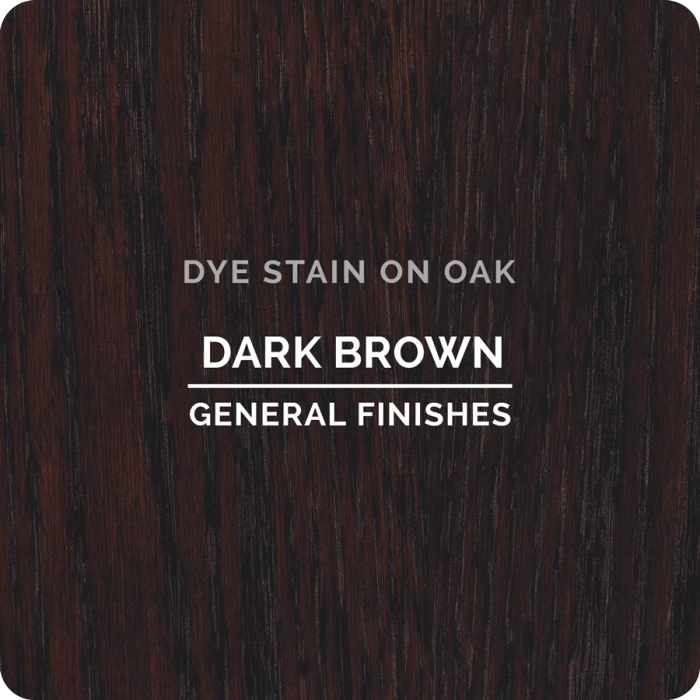 General Finishes Water Based Dye Stain, Dark Brown