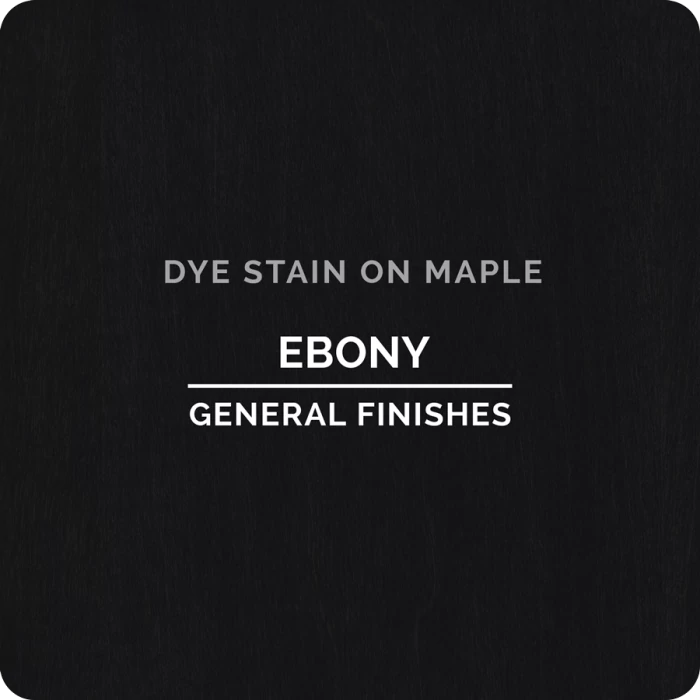 General Finishes Water Based Dye Stain, Ebony